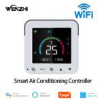 Wifi Air Conditioner Controller Real-Time Digital Display LCD Panel Devices Tuya Smart Life Wireless Remote Alexa Google Home