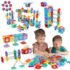 Xekel 120PCS Magnetic Building Blocks, Magnetic Tiles 3D Kids Toys Sets, Building Construction Educational STEM Toys for 3+ Year Old Boys and Girls Christmas Birthday Gifts – Magnetic building tiles