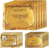 Best Discount on 24K Gold Bio Collagen Crystal Face Mask + Eye Mask + Lip Mask, Anti ageing Skin Care (5pairs/set) – Only 5!