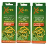 3 x 2 x Adult Xpel Tropical Formula Mosquito/Insect Repellent Bands (Deet Free) by Xpel – Bug repellent wristband