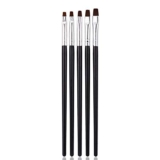 Best Discount on 5Pcs Nail Art Painting Acrylic Uv Gel Nail French Tips Manicure Pen Flat Brush Kit Set Dotting Tool Diy Nail Tool Useful and Professional – Only 2.83!