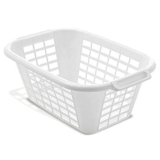 Addis 510610 Rectangular Laundry Basket in White, 1 – Pack – Laundry basket