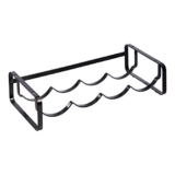 Amazon Basics Tabletop Stackable Wine Rack, Large, Black – Wine rack