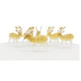 Best Sale on Anniversary House 6pcs Reindeer Plastic Cake ToppersChristmas Cake Decorations, Christmas Cake Toppers, Yule Log Decorations, Traditional Non-Edible Decorations, BX164 UK – Only 3.49!