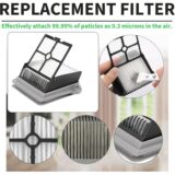 Best Sale on AT63-Replacement Brush Roller & Filter For Tineco Floor ONE S6/S7 Pro Smart Cordless Wet Dry Vacuum Floor Cleaner Parts – Only 15.19!