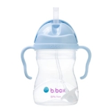 b.box Sippy Cup | Drink from Any Angle | Fliptop, Weighted Straw, Leak Proof & Easy Grip | BPA Free, Dishwasher Safe | from 6m+ | 240ml – Sippy cup