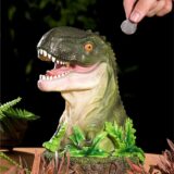 Best Discount on Big Capacity Cartoon Dinosaur Piggy Bank Money Saving Box Kids Gifts Resin Crafts Coin Jar Storage Container Home Decoration – Only 23.09!