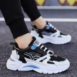 Best Sale on Big Size Chunky Height Man Sneakers Women Sport Shoes Man Running Shoes Men Sports Shoes for Boys Black Blue White Toning D-753 – Only 13.19!