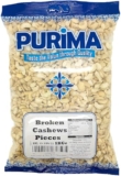 Broken Cashew Nuts 1kg – 100% Raw Broken Cashews 1 kg Bag – Pieces Premium Quality Nut – for use in Home Cooking Baking Milk Cheese Bulk Value – (Packaging May Vary) – PURIMA – Cashew nuts