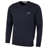 Calvin Klein Mens Round Neck Tour Sweater – Navy Marl – M – Men’s jumper