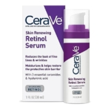 CeraVe Anti Aging Retinol Serum | Cream Serum for Smoothing Fine Lines and Skin Brightening | With Retinol, Hyaluronic Acid, Niacinamide, and Ceramides | 1 Ounce – Retinol cream