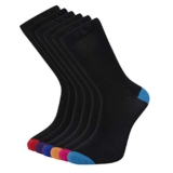 Cob Stallion- Black Socks in Argyle, Heel and Toe Styles, Socks Multipack 6-11 – Men’s socks