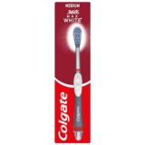 Colgate 360 Max White Sonic Power Medium toothbrush – Whitening toothbrush with Medium Bristles – Vibrating Polishing Bristles to Help Remove Surface Stains – electric toothbrush