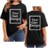 Oversized T Shirts for Women Plus Size Slogan Graphic Drop Shoulder Short Sleeve Tops Summer Loose Pullover Tees Letter Print Graphic Crewneck Shirts Casual T-Shirt Tops Blouses Loose Tops – Plus size slogan T-shirt