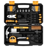 DEKO Tool Kit Set Box 62 Piece Home Repair DIY Tools Basic Hand Toolbox Sets for Home – Home tool kit