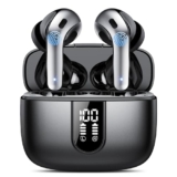Ear Buds Wireless Earbuds, 50Hrs Playtime Bluetooth Earphones, Bluetooth Headphones 5.3, In Ear with 4 ENC Call Noise Cancelling Mics, Bass Boost 85%, Mini Earbuds IPX7 Waterproof, USB-C(Black) – Wireless earbuds for men