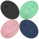 Face Scrubber 4 Pack, BEAUTAIL Silicone Manual Facial Cleansing Brush for Men Women, Gentle Face Scrubber Exfoliator, Skin Care Exfoliating Face Brush, Black+Green+Pink+Darkblue – Facial cleansing brush