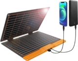 FlexSolar 20W Portable Solar Panel Charger for Camping, USB-A QC3.0 USB-C Waterproof Foldable Solar Panel for Mobile Phones Laptop Cellphones Power Bank Outdoor Hiking Fishing – Solar charger