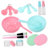 Best Sale on FRCOLOR Diy Mask Bowl Set 18pcs Kit Bowl Spoon Stick Measuring Cup Face Masks Maker Skincare Supplies – Only 4.22!