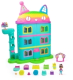 Gabby’s Dollhouse, 15-Piece Rainbow-Themed, Celebration Doll’s House, Toy Figures, Doll’s House Furniture and 6 Sound Effects, Kids’ Toys for Girls and Boys 3+ – Dollhouse