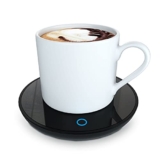 GARMEE Mug Warmer Coffee Warmer – Cup Warmer with 2 Temperature Settings Smart Tea Warmer Portable Beverage Warmer Drink Warmer for Office丨Desk丨Cocoa丨Coffee丨Tea丨Milk丨Hot Drinks（Excluding Cup） – Smart mug warmer