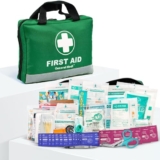 General Medi 210 Piece First Aid Kit- Emergency kit – Reflective Design – Includes Ice(Cold) Pack, Moleskin Pad and Emergency Blanket for Travel, Home, Office, Car, Workplace & Outdoor – First aid kit
