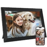 GGUA 10.1 Inch WiFi Digital Photo Frame Built in 32GB Memory, 1280×800 IPS LCD Touchscreen, Auto-Rotate and Audio, Quick and Easy Share Photos or Videos via the Frameo App, the Best Choice for Gifting – Smart photo frame