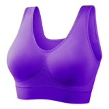 Best Deal on Girl Workout Too No Thin Bra Sports Yoga Underwear No Binding Underwear Workout Bra Pack (Purple, XL) – Only 1.49!