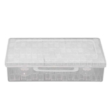 Best Deal on Glass Beads Grid Storage Box Case Jewelry Container Transparent DIY Display Box, Housekeeping & Organizers for Easter Day (White) – Only 0.01!