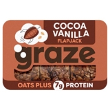Best Deal on Graze Cocoa & Vanilla Protein Vegan Sweet Flapjacks, 50g – Only 0!