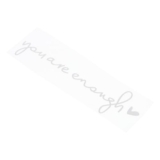 Best Deal on Healifty Car Rearview Aesthetic Decal for Vanity Rearview Mirrors Reflective Car Decor Fit for Models for Women Girls – Only 1.39!