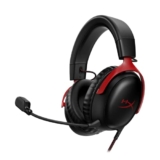 HyperX Cloud III – Wired Gaming Headset, PC, PS5, Xbox Series X|S, Angled 53mm Drivers, DTS, Memory Foam, Durable Frame, Ultra-Clear 10mm Mic, USB-C, USB-A, 3.5mm – Gaming headset