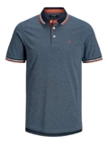 Jack & Jones Men’s Jjepaulos Polo Ss Noos Polo Shirt, Denim Blue, XL – Polo shirt