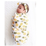 Best Discount on jieGorge Baby Care, Newborn Infant Baby Swaddle Blanket Sleeping Swaddle Muslin Wrap Headband Set, Clothes for Boys and Girls (Yellow Free Size) – Only 1.09!