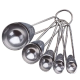 Best Deal on jieGorge Stainless Steel Measuring Baking Spoons Cooking Cups Teaspoons Utensil, Kitchen，Dining & Bar for Easter Day (Silver) – Only 0.01!