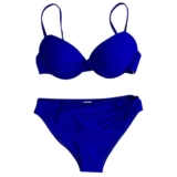 Best Sale on jieGorge Swimsuit Women Sexy, Women Swimsuit Push Up Swimwear Brazilian Bikini Set Halter Retro Beach Bathing, Swimwear Tummy Control (Blue S) – Only 0.01!