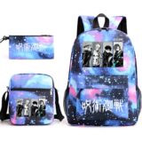 Best Sale on Jujutsu Kaisen anime print backpack campus student school bag shoulder bag pencil case 3-piece set kids back-to-school gift – Only 20.59!