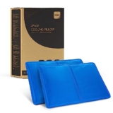KAYMAN 2 x Reusable Cooling Gel Pads | Multifunction Gel Cushion Pillows for Absorbs, Dissipates Heat, and Sports Injuries | Improves Sleep Quality and Reducing Night Sweats – 40x50cm Jelly Inlays – Cooling gel pillow