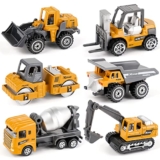 Kid Diecast Metal Cars Engineering Vehicles Set,Construction Toys for Boys 3 Year Olds Sand Pit Play (6pcs Set) – Toy vehicles set