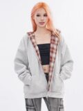 Best Discount on Korean Sle Oversized Mid-Length Fce Hoodie Women’s Thiened Street Sle Zipper Cardigan Coat Casual Lazy Sle – Only 33.19!