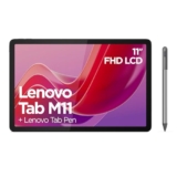 Lenovo Tab M11 Android Tablet | 11 Inch Full HD 1200p | 128 GB | Lenovo Tab Pen | WiFi | 4 GB RAM | Luna Grey | Designed for Portable Entertainment – Tablet