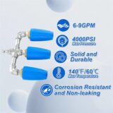 Best Sale on 【Limited Time Offer】Triple Turbo Nozzle Pressure Washer, 360° Rotating Turbo Nozzle With 1/4Inch Quick Connector, 2.0 Orifice, 4 – Only 23.69!