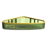 Best Sale on LIZEALUCKY Shower Caddy Racks, Rust Proof Shower Organisers, Wall Glue Hook, Easy to Remove,Storage Rack Punch Shower Caddy Shelf for Household (Triangle ‑ Dark Green) – Only 1.99!