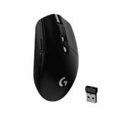 Logitech G305 LIGHTSPEED Wireless Gaming Mouse, HERO 12K Sensor, 12,000 DPI, Lightweight, 6 Programmable Buttons, 250h Battery Life, On-Board Memory, PC/Mac – Black – Gaming mouse