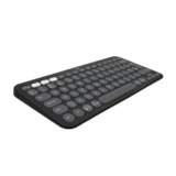 Logitech Pebble Keys 2 K380s, Multi-Device Bluetooth Wireless Keyboard with Customisable Shortcuts,Slim and Portable,Easy-Switch for Windows/macOS/iPadOS/Android/Chrome OS, QWERTY UK Layout, Graphite – Bluetooth keyboard