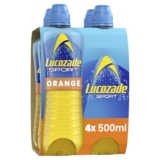 Best Sale on Lucozade Sport Body Fuel – Orange 4x500ml | Isotonic sports drink, with Electrolytes and Vitamin B3 | Still | Bursting with Flavour (Packaging may vary) – Only 2.98!