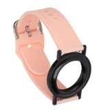 Luqeeg Silicone Bracelet for Locator, Safe Guarding, Premium Material, with Convenient and Practical, Stable Performance for Toddler Children Kids Elderly Senior (Rose) children’s smartwatch