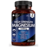 Magnesium Citrate Capsules 1620mg – Super Strength and High Absorption Magnesium Supplements – With 500mg Elemental Vegan Magnesium – Not Magnesium Tablets – Muscle & Sleep Support (Two Months Supply) – Magnesium tablets