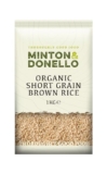 Minton & Donello – Organic Short Grain Brown Rice, Rich & Nutty, Bulk Pack, 1kg – Brown rice
