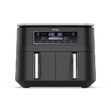 Ninja Foodi Dual Zone Digital Air Fryer, 2 Drawers, 7.6L, 6-in-1, Uses No Oil, Air Fry, Max Crisp, Roast, Bake, Reheat, Dehydrate, Cooks 4-6 Portions, Non-Stick, Dishwasher Safe Baskets, Black AF300UK